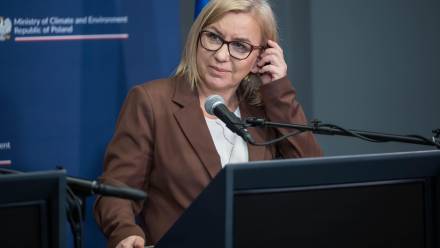 Ministra klimatu i środowiska Paulina Hennig-Kloska. Fot. PAP/Jakub Kaczmarczyk