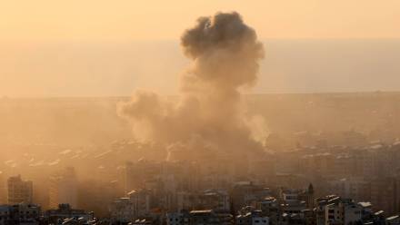 Atak na Iran. Fot. PAP/EPA/WAEL HAMZEH