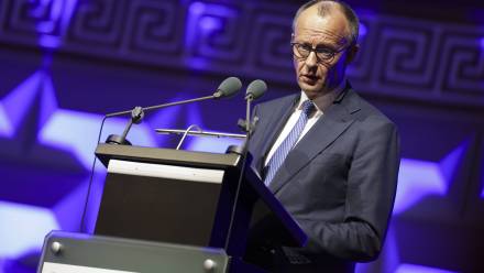 Friedrich Merz, fot. PAP/EPA/CHRISTOPHER NEUNDORF