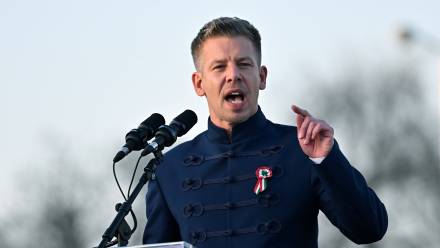 Peter Magyar Fot. PAP/EPA/Tibor Illyes