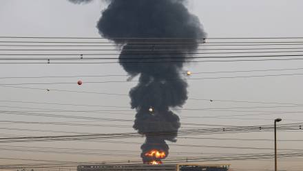 Ogień w Dubaju (zdjęcie ilustracyjne). Fot. EPA/STRINGER