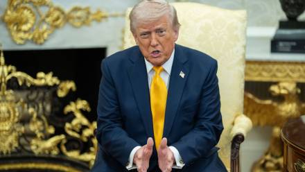 Donald Trump, fot. PAP/EPA/CNP/Aaron Schwartz /POOL