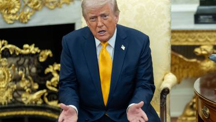 Donald Trump. Fot. EPA/Aaron Schwartz /POOL