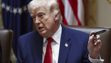 Donald Trump Fot. PAP/EPA/WILL OLIVER/POOL