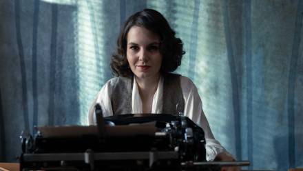 Zdjęcia z filmu "Piekło kobiet" - Agata Turkot. Fot. Warner Bros. Discovery/materiały prasowe