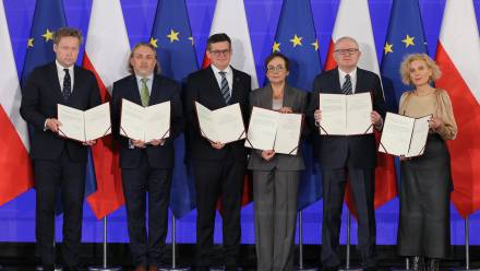 Wybrani przez Sejm na sędziów Trybunału Konstytucyjnego Fot. PAP/Paweł Supernak