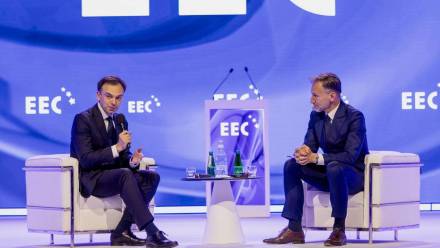 Andrzej Domański podczas EKG Fot. Ministerstwo Finansów