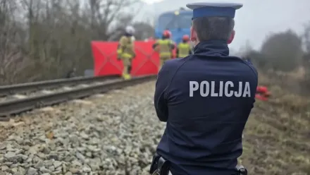 Śmiertelne potrącenie przez pociąg, zdjęcie ilustracyjne, fot. Komenda Powiatowa Policji w Ząbkowicach Śląskich