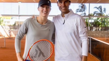 Iga Świątek i Rafael Nadal Fot. Instagram