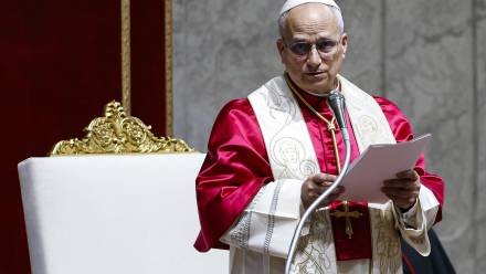Papież Leon XVI Fot. PAP/EPA/ANGELO CARCONI