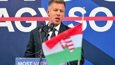 Peter Magyar Fot. PAP/EPA/TIBOR ILLYES