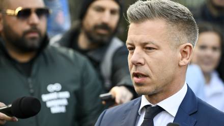 Peter Magyar Fot. PAP/EPA/Robert Hegedus