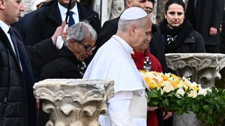 Papież Leon XIV w Algierii Fot. 	PAP/EPA/LUCA ZENNARO