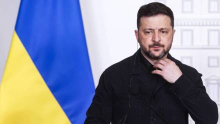 Prezydent Ukrainy Wołodymyr Zełenski. Fot. PAP/EPA/ANGELO CARCONI