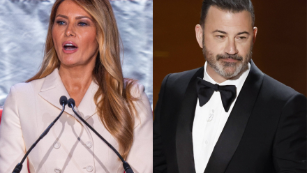 Melania Trump i Jimmy  Kimmel, fot. PAP/