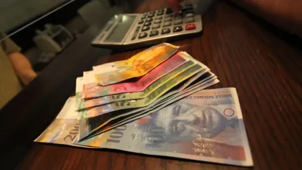 Franki szwajcarskie Fot. PAP/Grzegorz Michałowsk