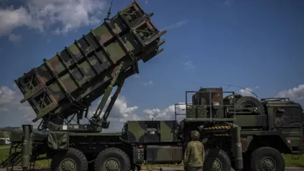 Systemy obrony powietrznej Patriot. Fot. MARTIN DIVISEK PAP/EPA