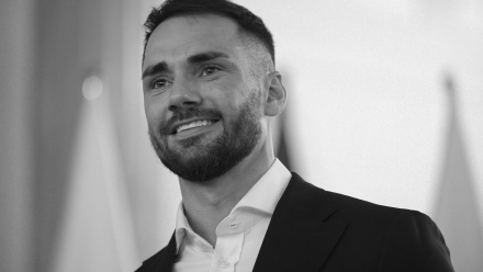 Poseł Lewicy Łukasz Litewka. Fot. PAP/Marcin Obara