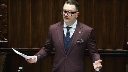 Łukasz Mejza. Fot. PAP/Tomasz Gzell