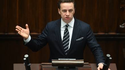 Krzysztof Bosak. Fot. PAP/Radek Pietruszka