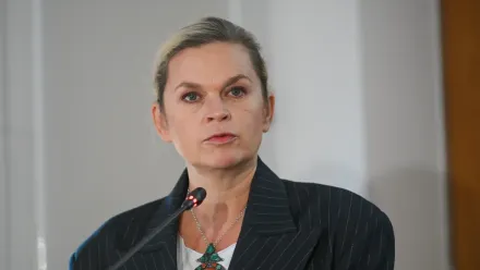 Ministra edukacji Barbara Nowacka. Fot. PAP/Marcin Obara