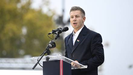 Peter Magyar. Fot. EPA/BOGLARKA BODNAR 