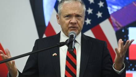 Ambasador USA w Polsce Thomas Rose. Fot. PAP/	Piotr Nowak