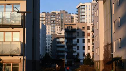 Osiedle mieszkalne Fot. PAP/Andrzej Jackowski