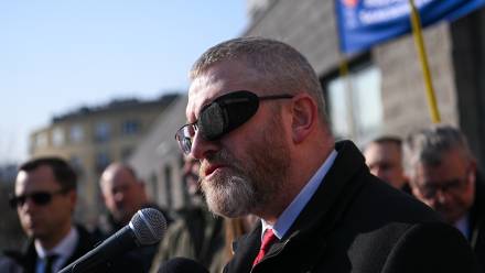 Grzegorz Braun, fot. PAP/Marcin Obara