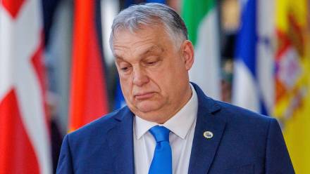 Viktor Orban Fot. PAP/EPA/OLIVIER MATTHYS