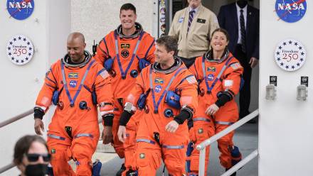 Załogę misji tworzą astronauci NASA. Fot. PAP/EPA/	CRISTOBAL HERRERA-ULASHKEVICH