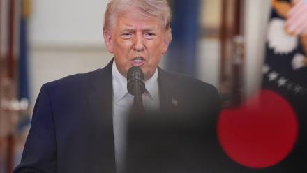 Prezydent USA Donald Trump. Fot. PAP/EPA/ALEX BRANDON / POOL