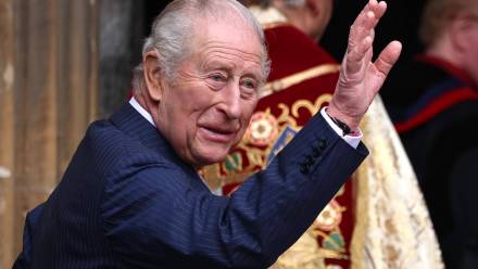 Król Karol III, fot. PAP/EPA/NEIL HALL