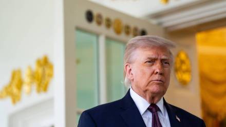 Prezydent USA Donald Trump. Fot. PAP/EPA/	SALWAN GEORGES / POOL