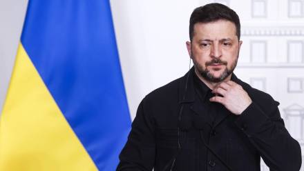 Prezydent Ukrainy Wołodymyr Zełenski. Fot. PAP/EPA/ANGELO CARCONI