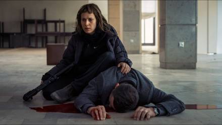 Lena Góra. Fot. kadr z serialu "Przesmyk"/HBO Max