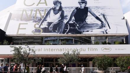 Plakat 79. festiwalu w Cannes. Fot. EPA/TERESA SUAREZ