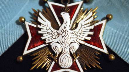 Krzyż Orderu Orła Białego Ignacego Jana Paderewskiego. Fot. PAP/Andrzej Rybczyński