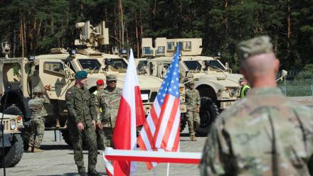 Amerykańscy żołnierze w Polsce, fot. PAP/Marcin Bielecki