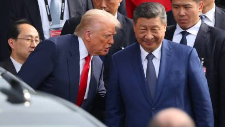 Donald Trump i Xi Jinping, fot. PAP/EPA/YNA/YONHAP