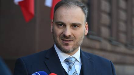 Rzecznik MSZ Maciej Wewiór Fot. PAP/Radek Pietruszka