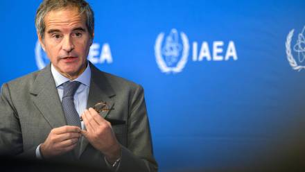 Rafael Grossi Fot. PAP/EPA/MAX SLOVENCIK