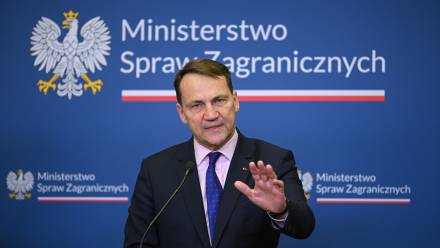 Radosław Sikorski. Fot. PAP/Marcin Obara