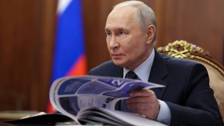 Przywódca Rosji Władimir Putin. Fot. PAP/EPA/ALEXANDER KAZAKOV/SPUTNIK/KREMLIN / POOL MANDATORY