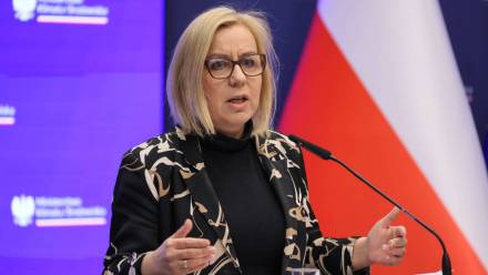 Minister klimatu i środowiska Paulina Hennig-Kloska. Fot. PAP/Paweł Supernak
