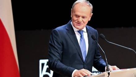 Premier Donald Tusk Fot. PAP/Wojtek Jargiło