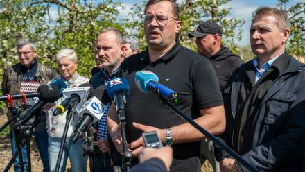 Minister rolnictwa zapowiada pomoc dla sadowników. Fot. PAP/	Wojtek Jargiło