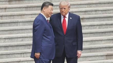 Xi Jinping, Donald Trump. Fot. PAP/EPA/Maxim Shemetov