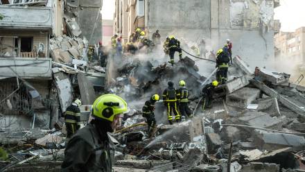 Zełenski: działania Moskwy w żaden sposób nie przybliżają pokoju. Fot. PAP/	Vladyslav Musiienko
