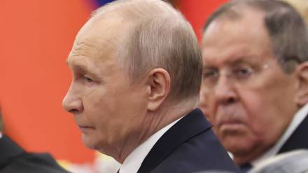 Prezydent Rosji Władimir Putin. Fot. PAP/EPA/	Maxim Shemetov / POOL